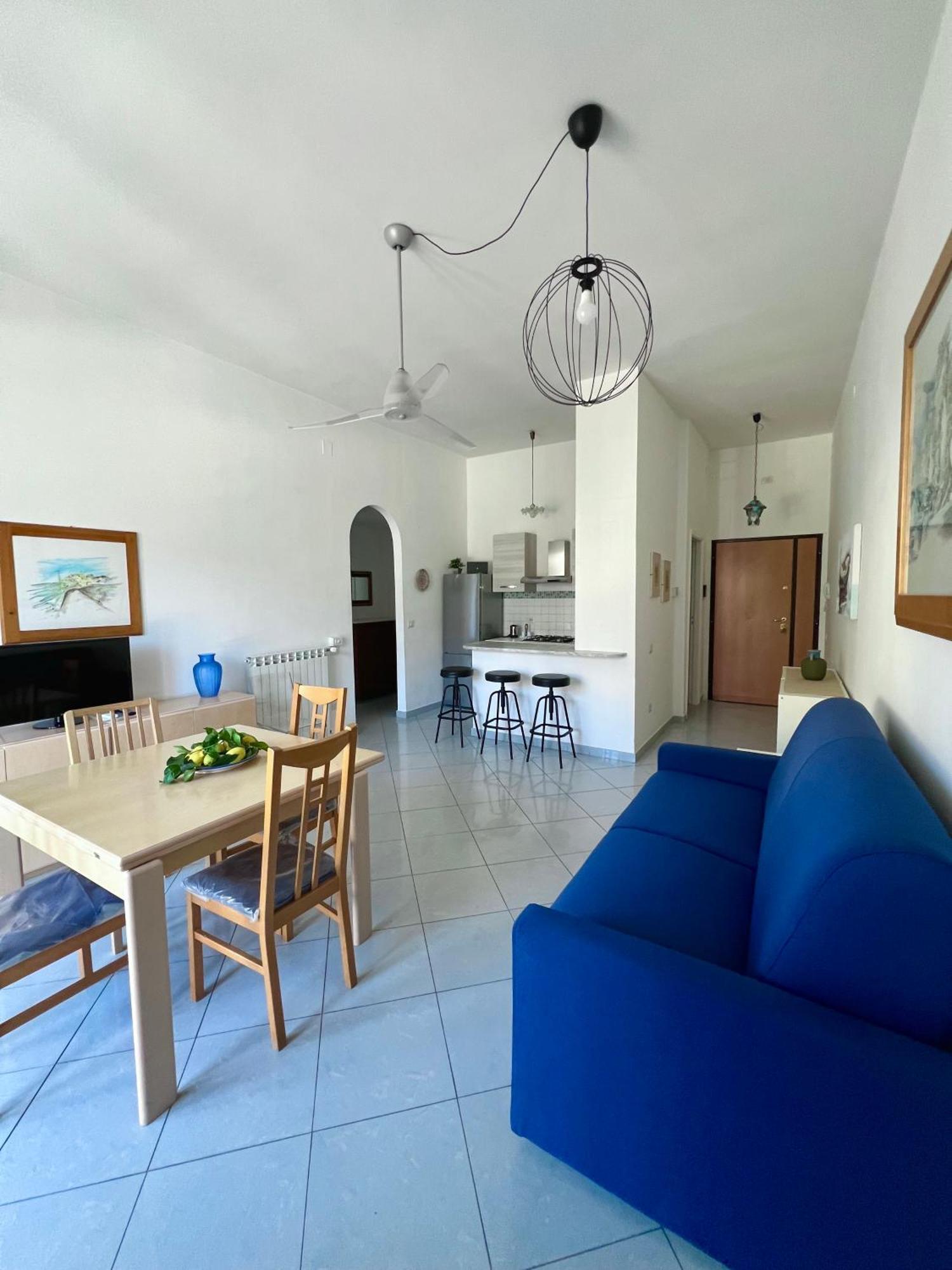 マイオーリLa Casa Lungo Il Mareアパートメント エクステリア 写真